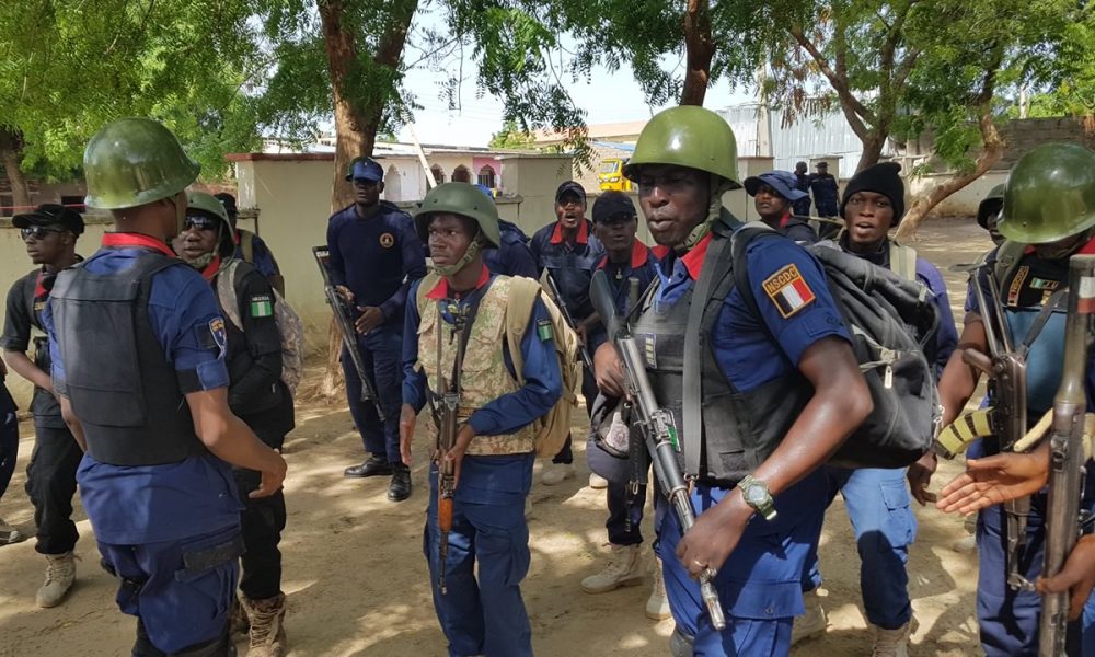 NSCDC Arrests Travelers Who Sneaked Into Ekiti Via Truck Conveying Onions - Image 1