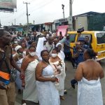 Yoruba nation protesters storm Ojota, Lagos (PHOTOS) - Image 1